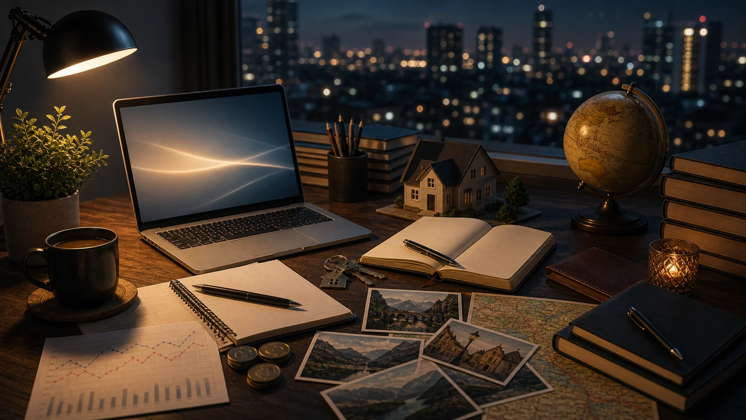 A programmer's desk for the 2024 year-end review