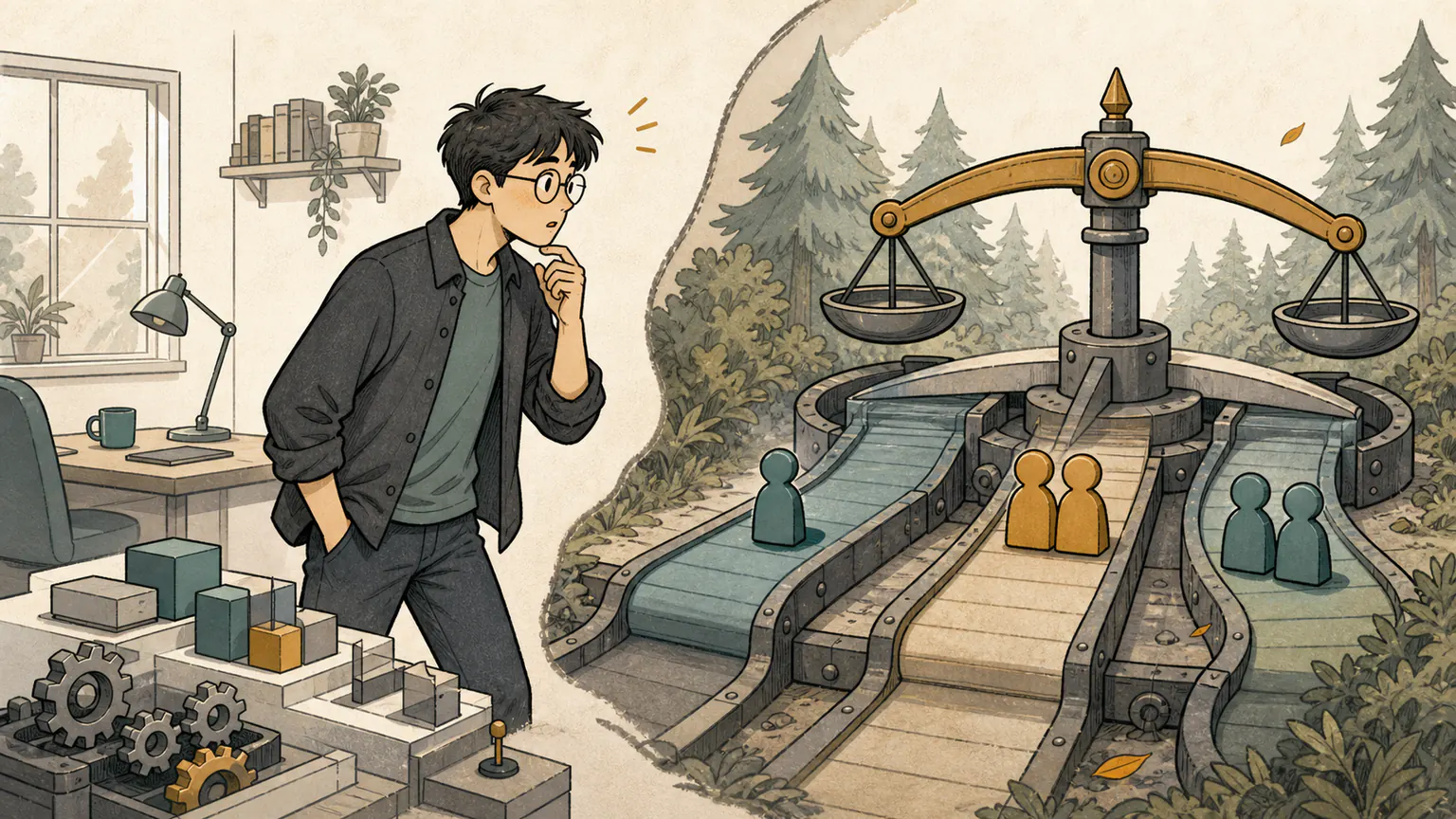 Forest clears familiar algorithm and fundamentals stepping stones but pauses at an unfamiliar multiplayer matchmaking machine to reorganize his tools