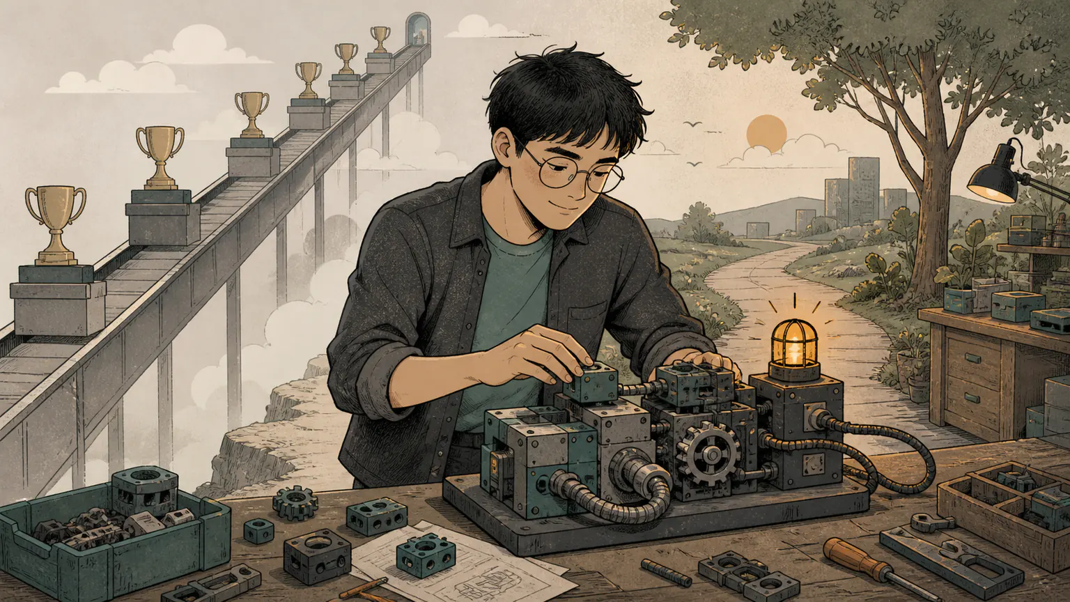 Forest leaves a floating staircase of career trophies and chooses a grounded engineering bench where he can build reliable software by hand
