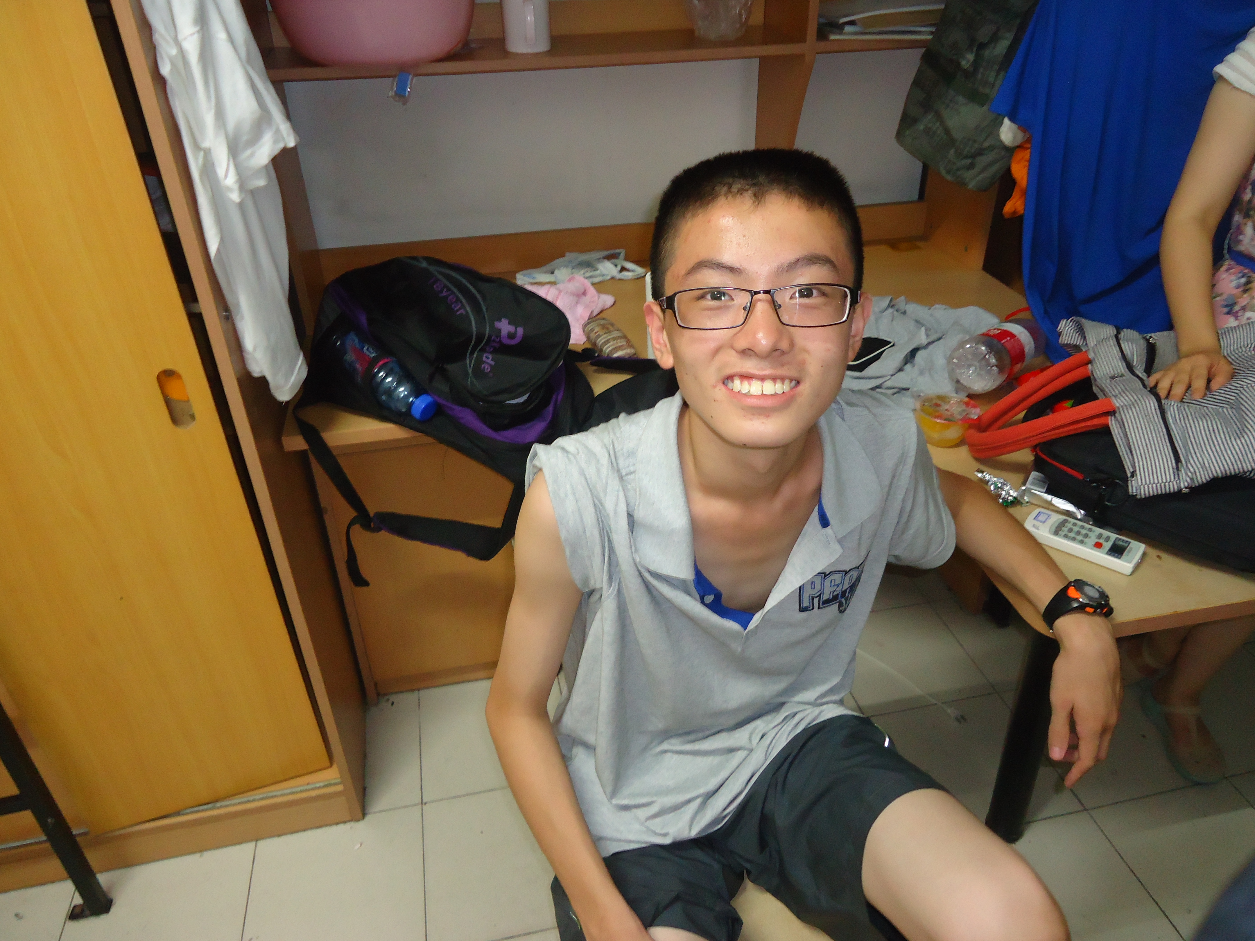 2013年8月，参加清华大学夏令营。宿舍